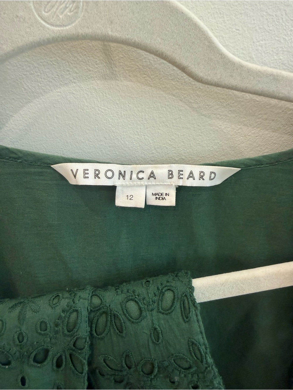 Veronica Beard Julia Dress in Green - Picture 3 of 4